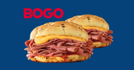 Buy One Get One Free Beef N Cheddar Sandwiches