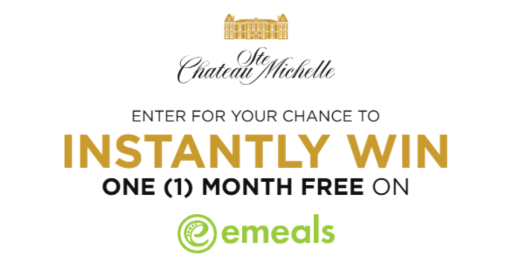 Chateau Ste Michelle Spring Brunch eMeals Instant Win Game