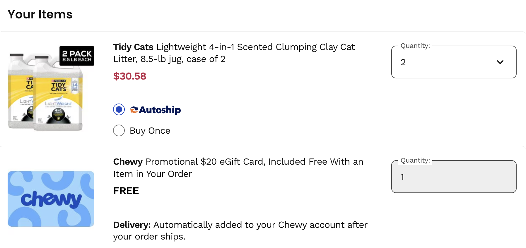 Chewy Deal Chewy Deal