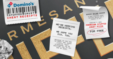Domino’s Stuffed Crust Cheat Receipt Giveaway