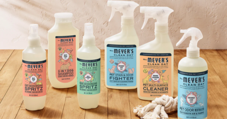 Free Full Size Mrs Meyers Pet Care Product