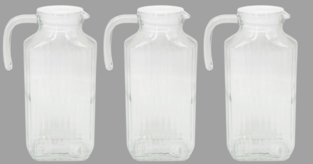 GLASS PITCHER