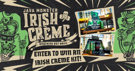 Java Monster Irish Crème Promotional Box Sweepstakes