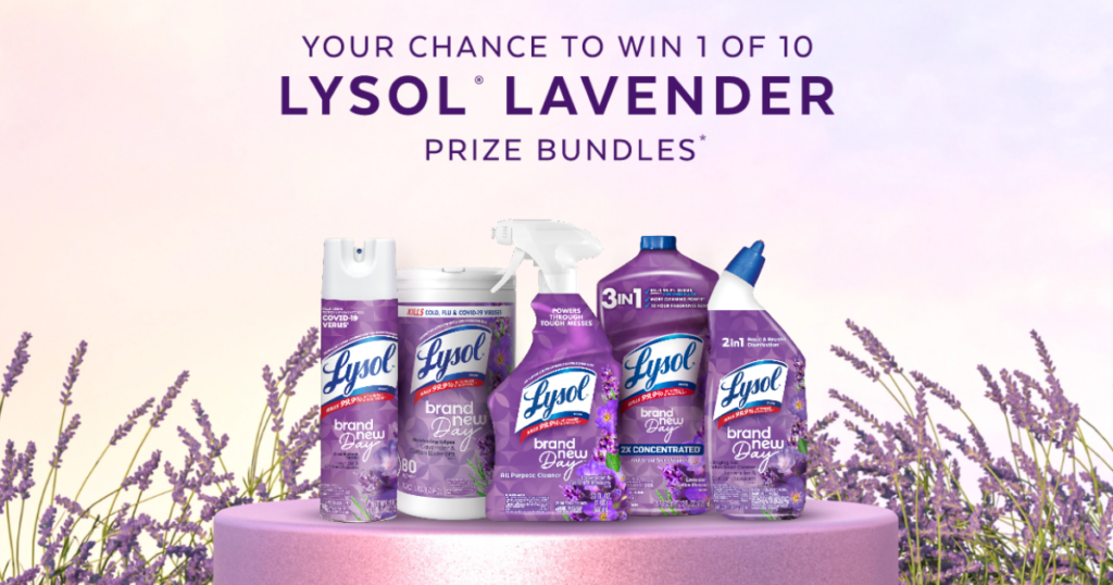 Lysol Lavender Sweepstakes