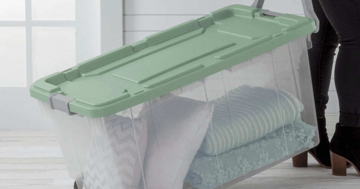 Sterilite Wheeled Tote