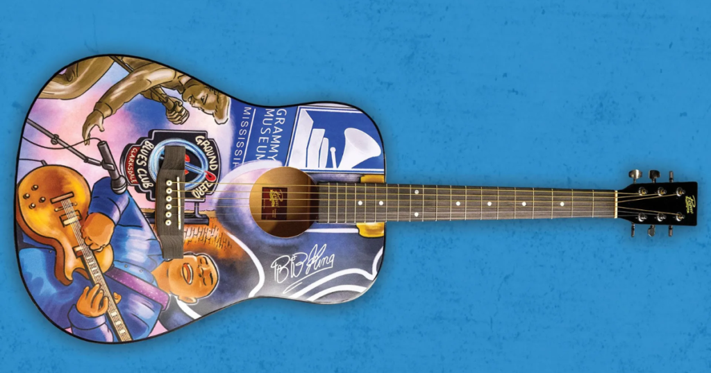 Visit Mississppi Custom Illustrated Guitar Giveaway