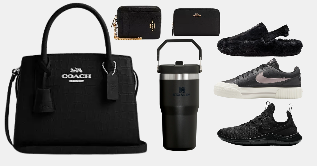BLACK all black coach nike and more on sale
