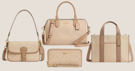 coach beige collection