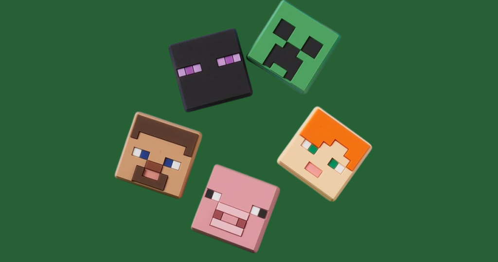 crocs minecraft jibbitz