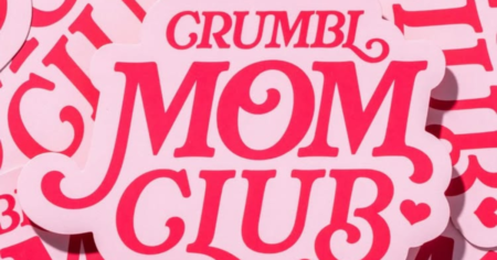 FREE crumbl mom club sticker
