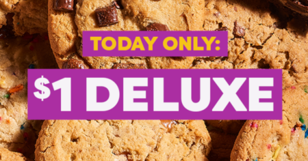 $1 Deluxe Cookie at Insomnia Cookies