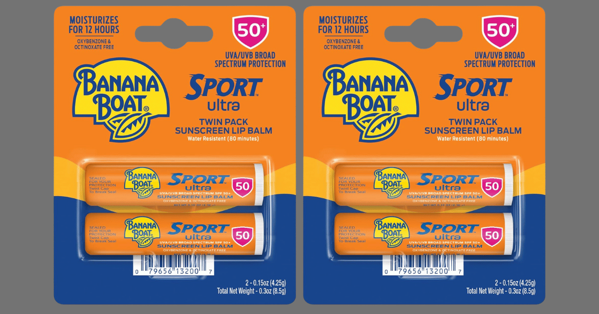 Banana Boat Lip Balms Banana Boat Lip Balms