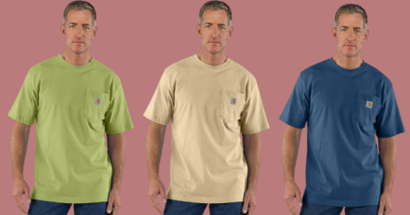 Carhartt mens loos fit heavyweight short sleeve pocket t shirt