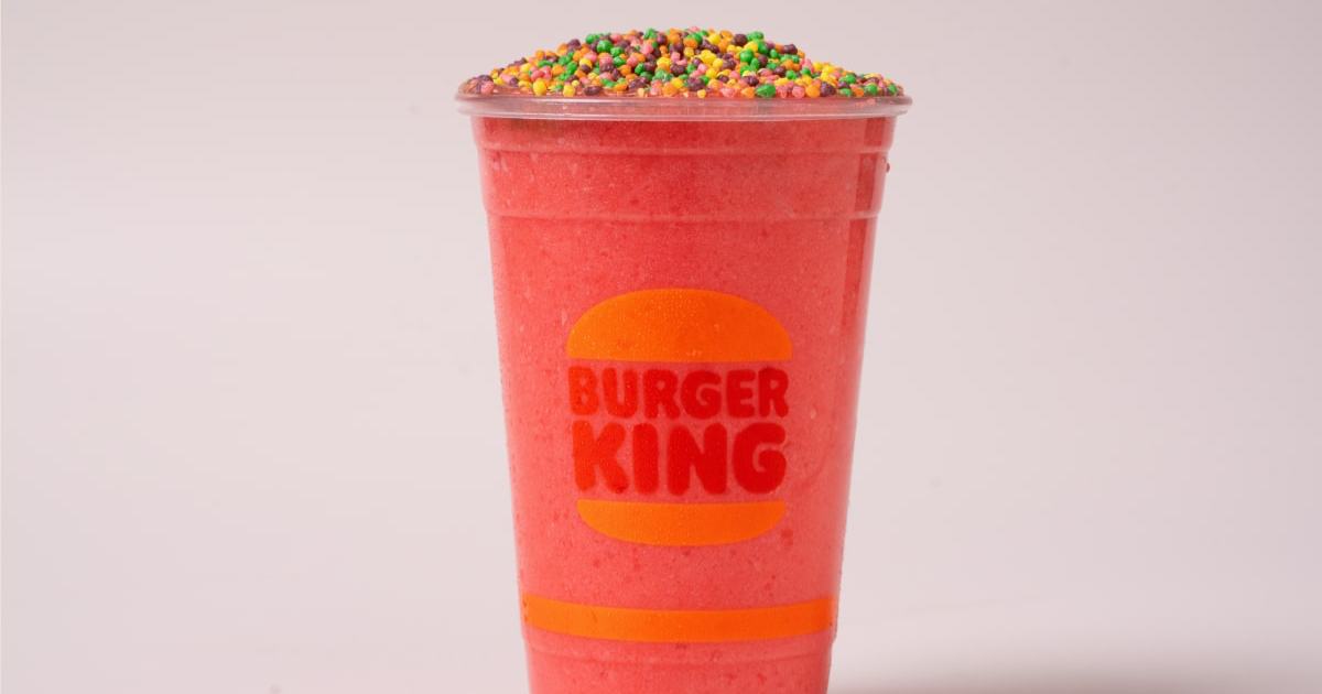 Classic Frozen Strawberry Beverage at Burger King Classic Frozen Strawberry Beverage at Burger King