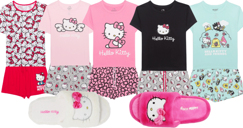 Hello Kitty Sets and Slippers