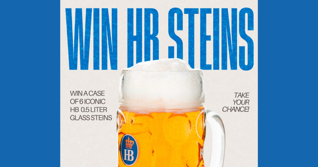 Hofbräu Beer Stein Giveaway Sweepstakes