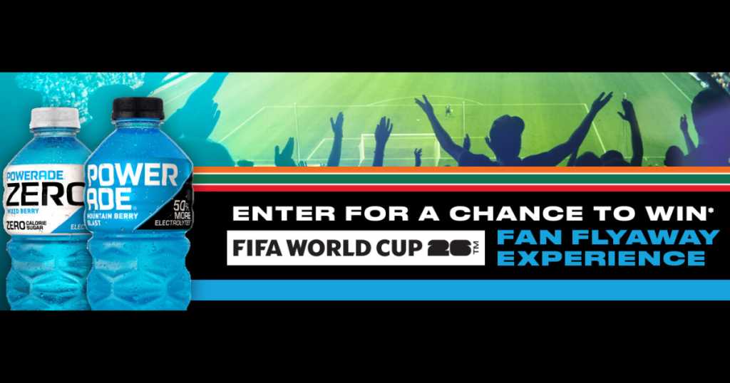 POWERADE and 7 Eleven Road to 2026 Soccer Sweepstakes