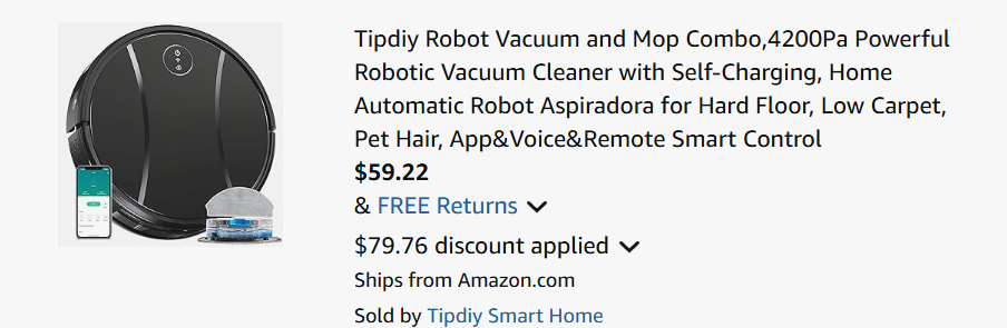 Tipdiy vacuum