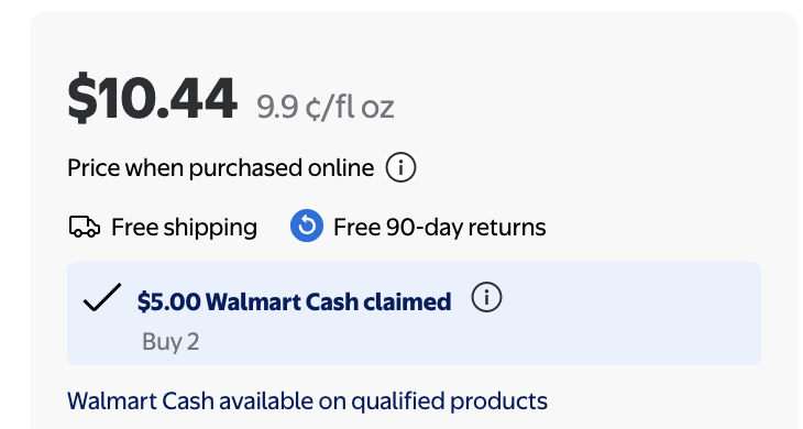 Walmart Cash
