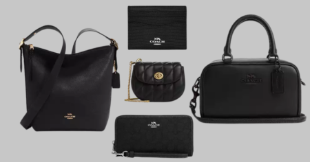 coach black up to 70% off
