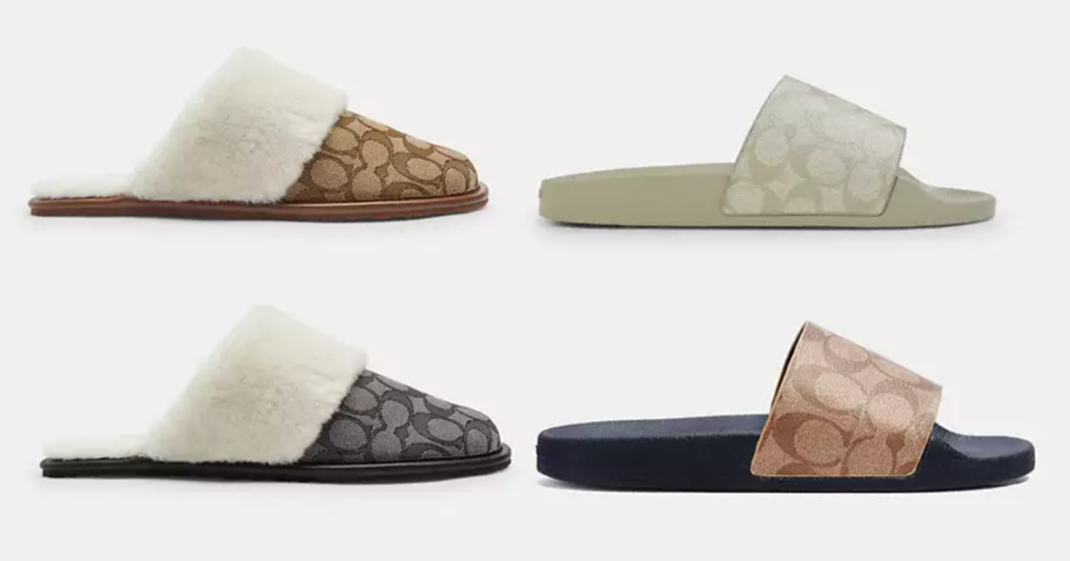 coach slippers coach slippers