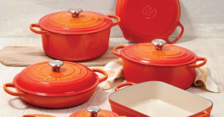 le creuset cast iron set