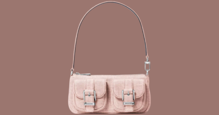 mk pink denim
