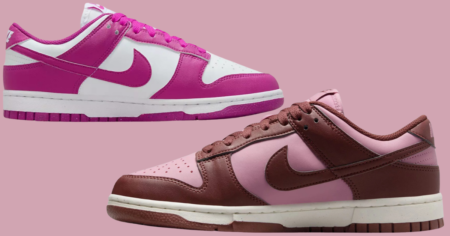 nike dunks pink