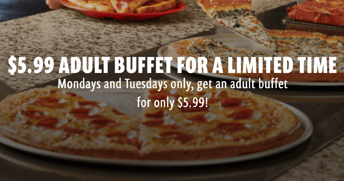 $5 99 Buffet at Cicis Pizza $5 99 Buffet at Cicis Pizza