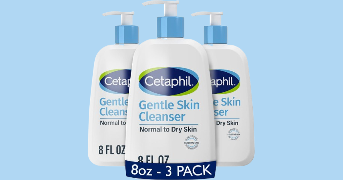 Cetaphil face wash 3 pack
