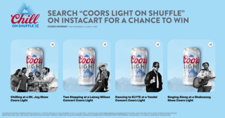 Coors Light x Chill on Shuffle Sweepstakes Instant Win Game