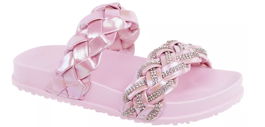 Elli by Capelli Girls Slide Braided Sandals