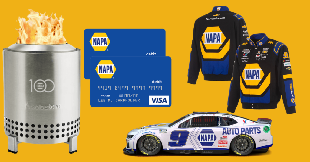 NAPA 100th Anniversary Road to Rewards Sweepstakes