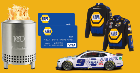 NAPA 100th Anniversary Road to Rewards Sweepstakes
