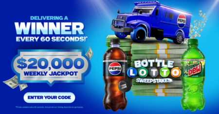 Pepsi Bottle Lotto Sweepstakes Instant Win Game