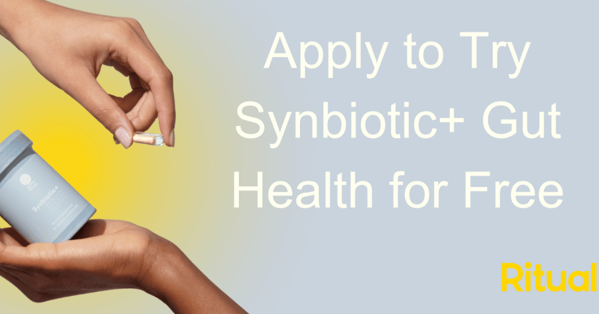 Ritual Synbiotic Gut Health Supplements for Free