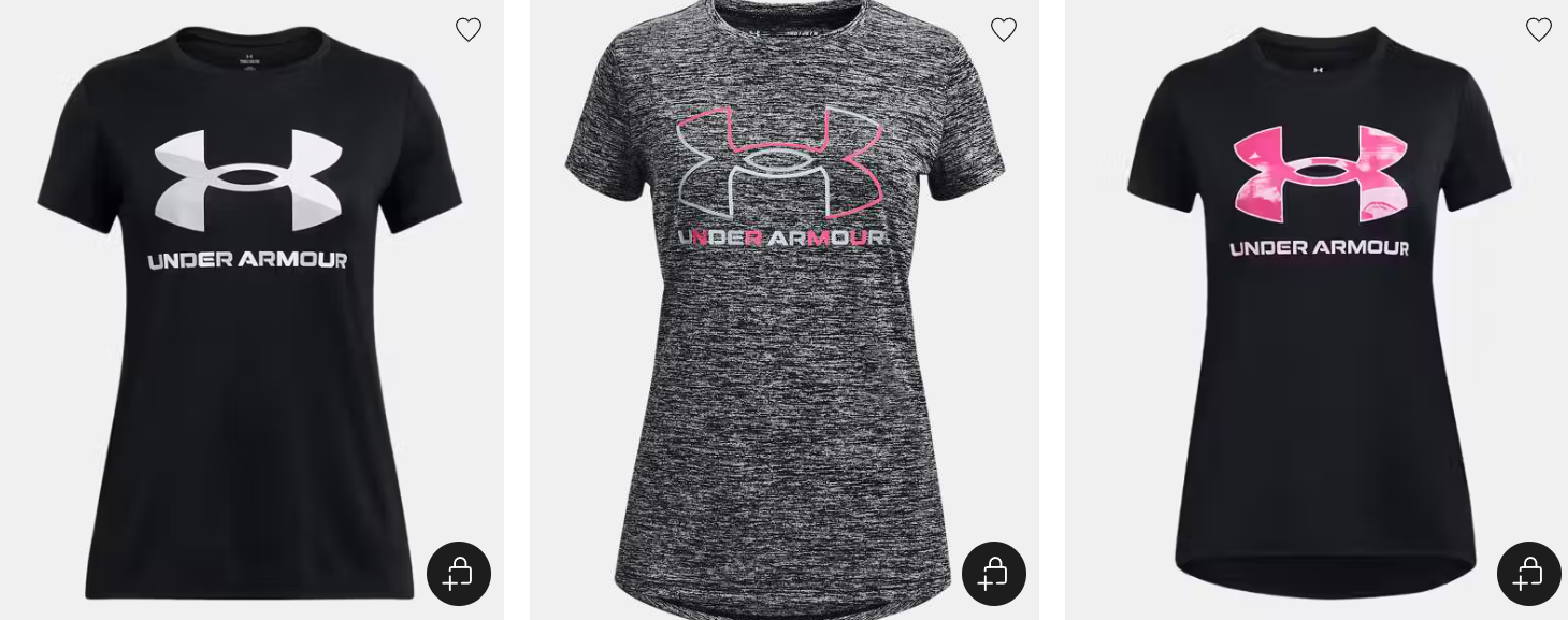 Under Armour Girls Tees Under Armour Girls Tees