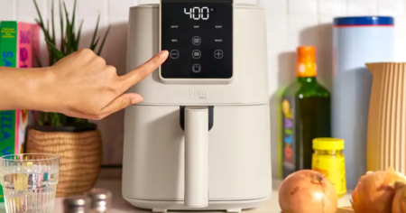 bella pro 4qt touchscreen slim air fryer