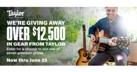 guitar center taylor giveaway