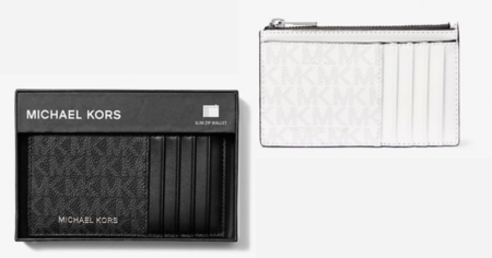 michael kors slim wallets