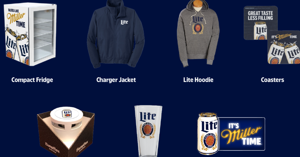 miller lite swag