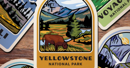 national parks sticker