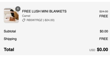 saranoni mini blanket