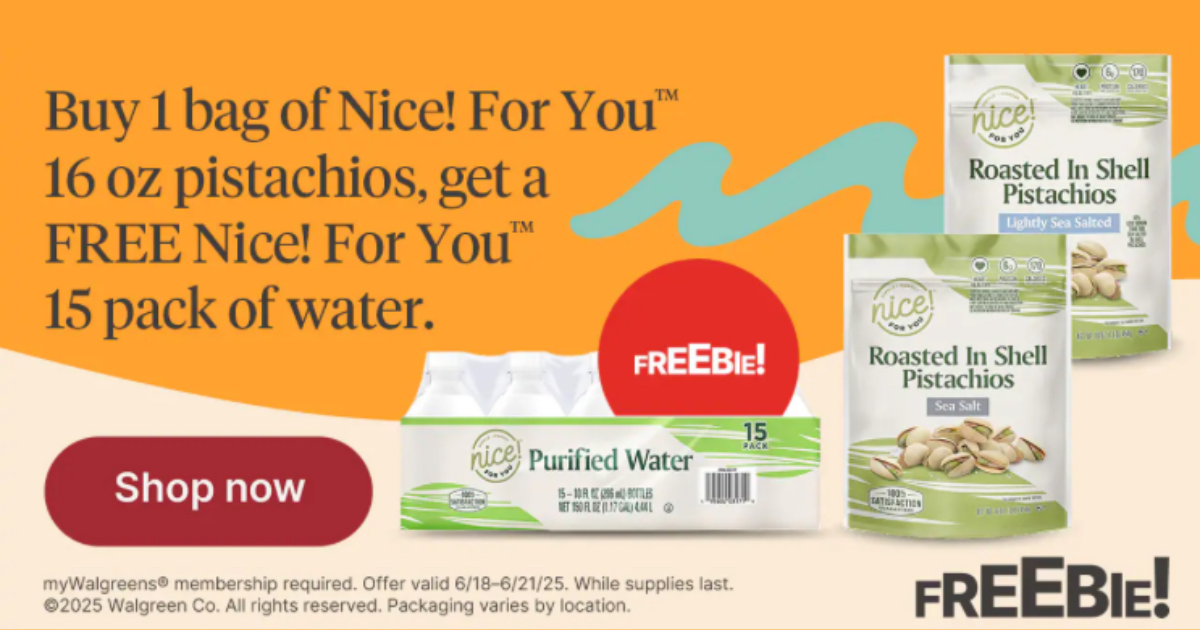 15pk Purified Water with Purchase at Walgreens FREE 15pk Purified Water with Purchase at Walgreens