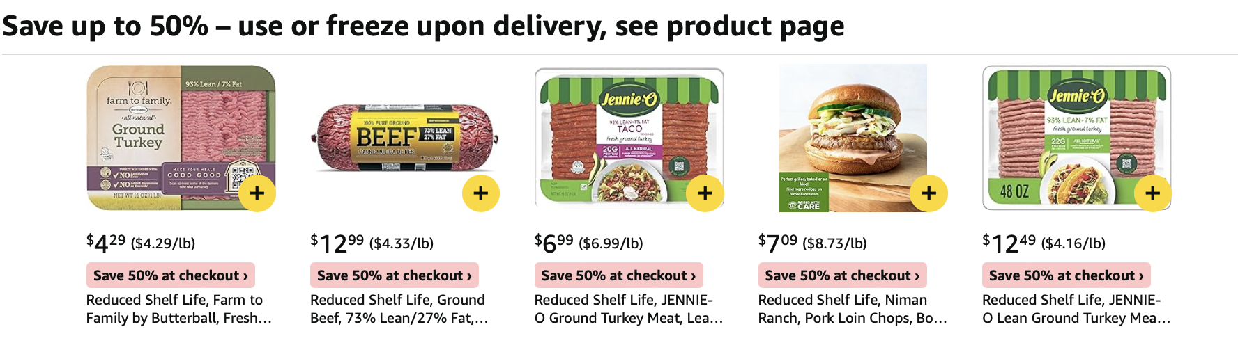 Amazon Fresh Meat