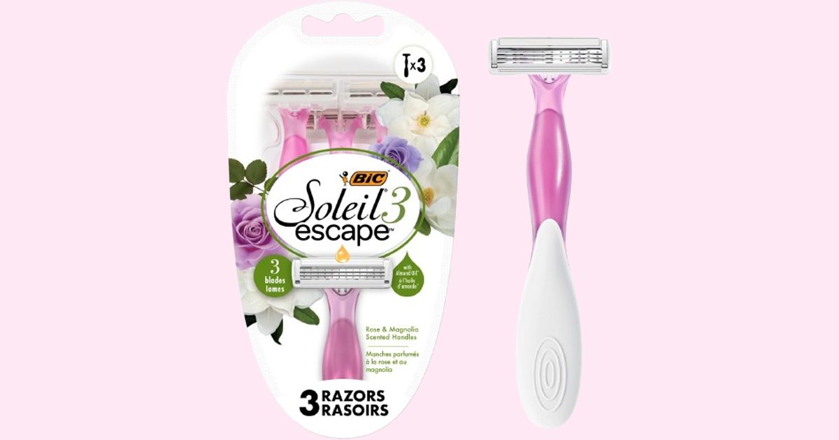BIC Soleil Escape Womens disposable razors