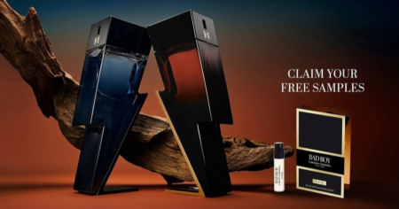FREE Carolina Herrera Bad Boy Cobalt Elixir Fragrance Sample