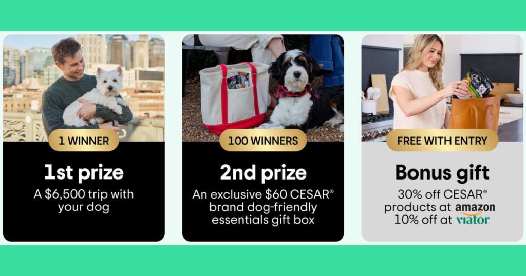 Cesar Pet Friendly Sweepstakes
