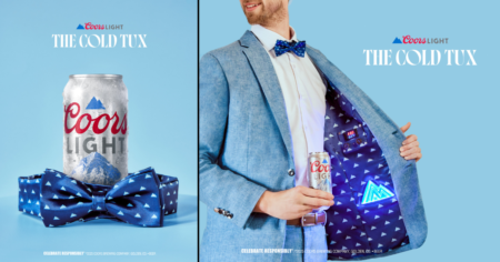Coors Light Unveils Cooling Tux and BrrrTie