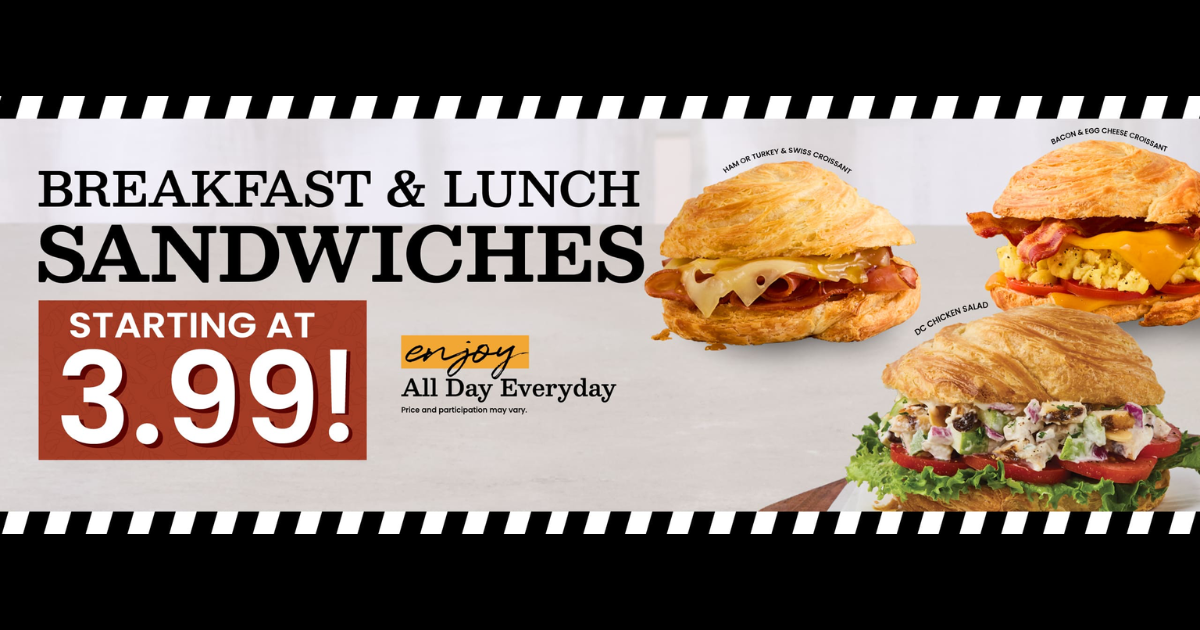 Corner Bakery Cafe Launches New Sandwich Deals Corner Bakery Cafe Launches New Sandwich Deals